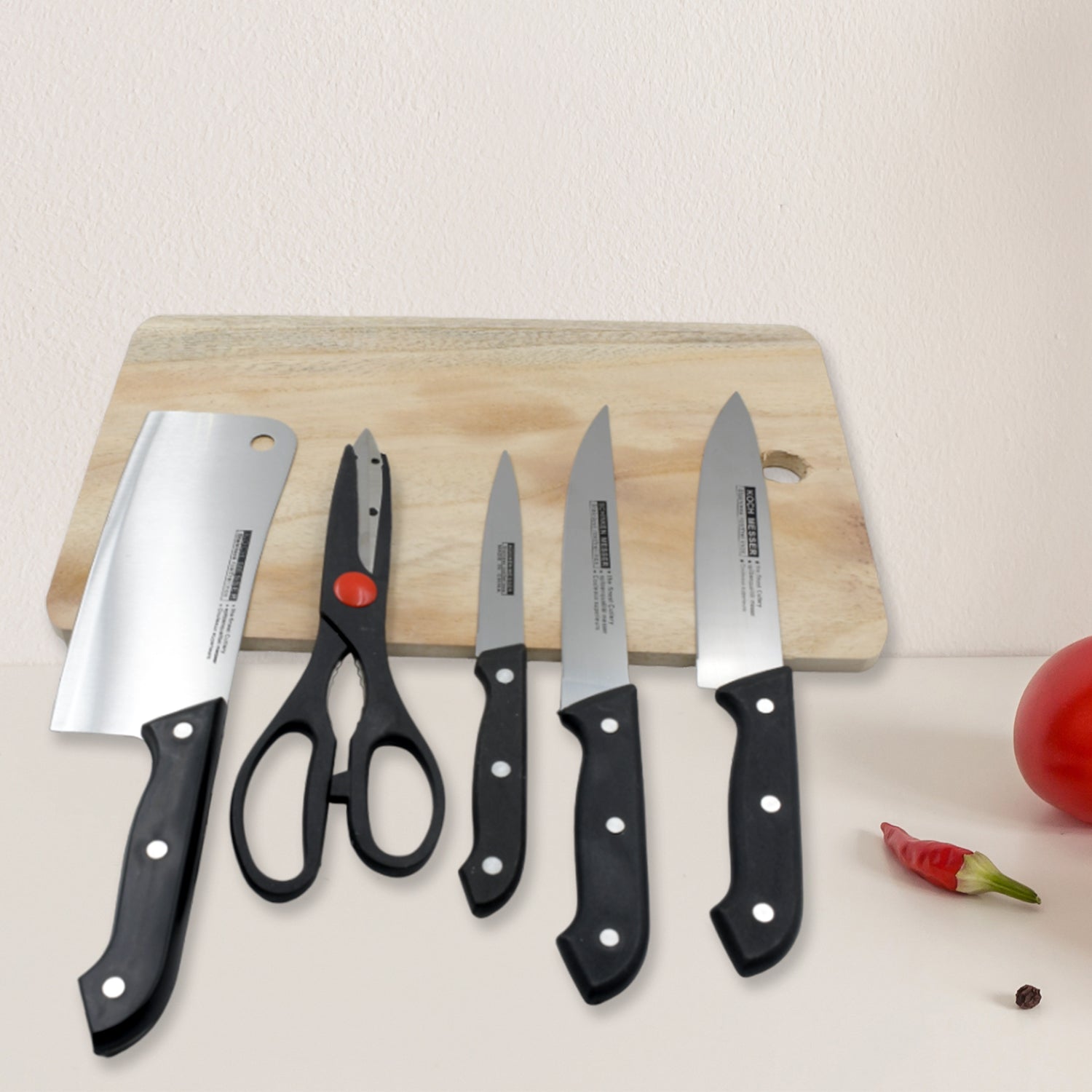 Stainless steel kitchen knife set Stainless steel kitchen knife set